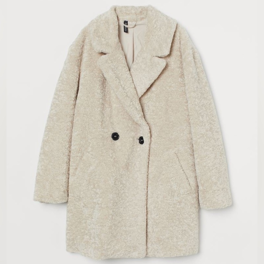 NWT H&M Teddy Bear Coat